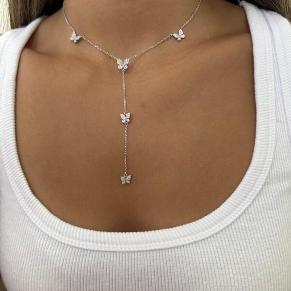 butterfly necklace - Image 3